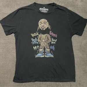 Retro Heritage Black Graphic T-Shirt Sz large